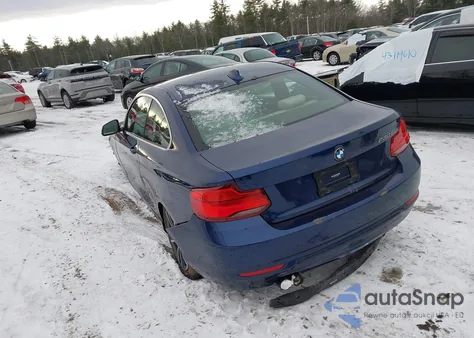 2019 BMW 230I z USA, uszkodzony, nr VIN WBA2J1C57K7D45622